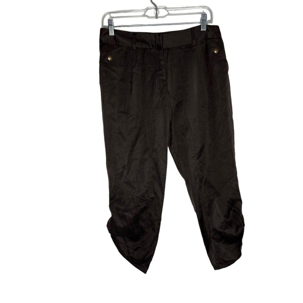 Anthropologie Daughters of the Liberation Pant Womens 4 Convertible Crop Capri
